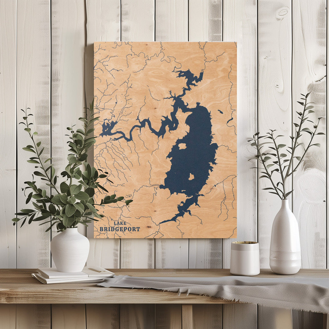 Lake Bridgeport, Texas Lake Map