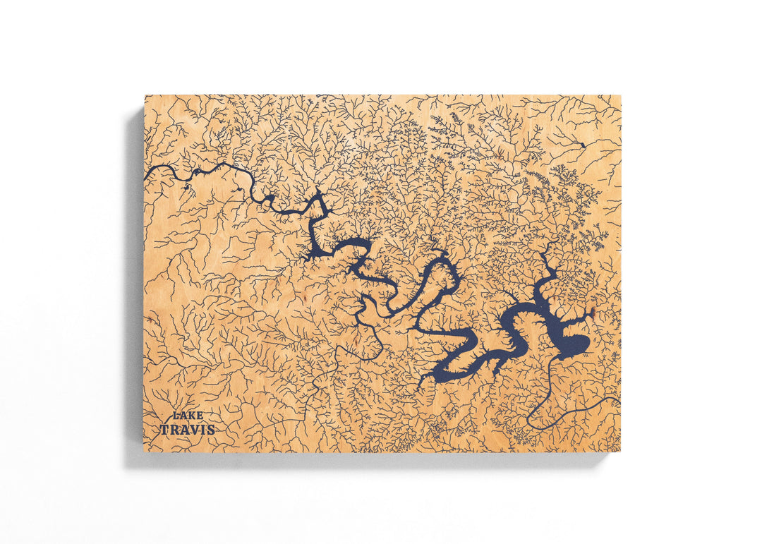 Lake Travis, Texas Lake Map