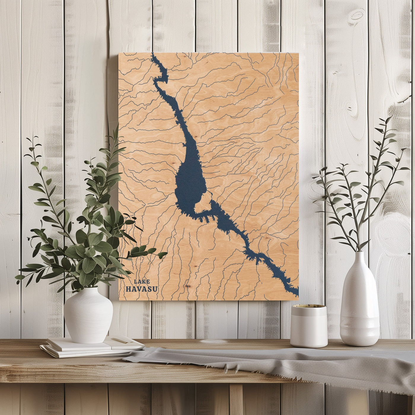 Lake Havasu Arizona Custom Lake Map