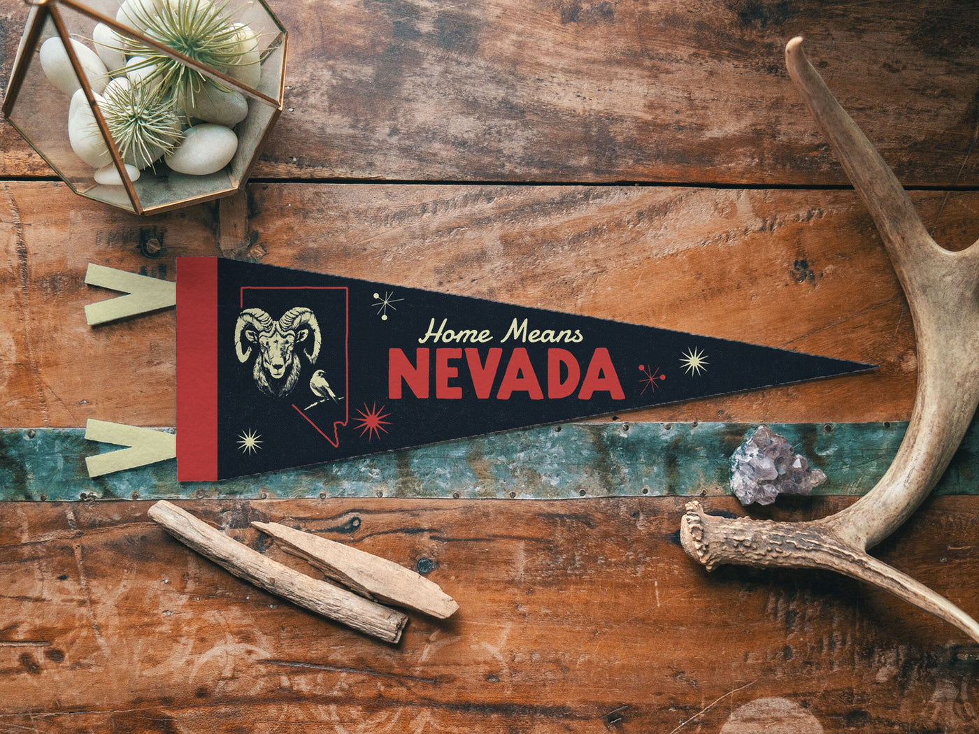 Nevada Felt Pennant