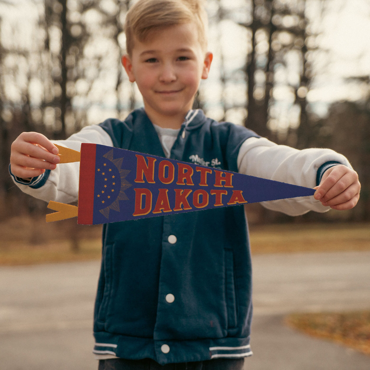 North Dakota Felt Pennant