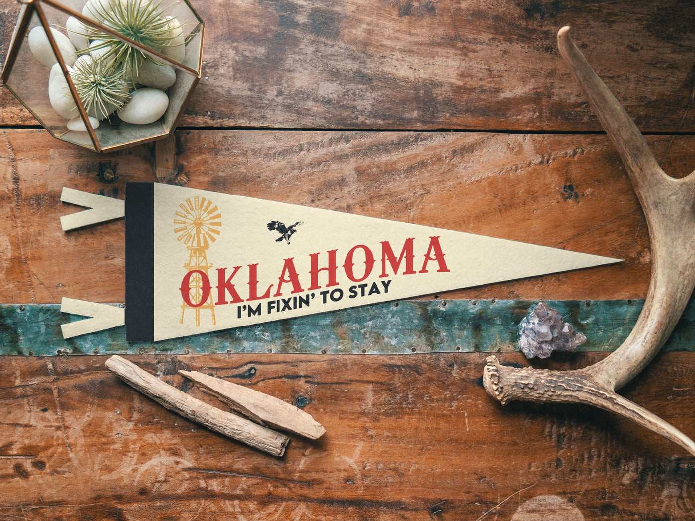 Oklahoma Felt Pennant