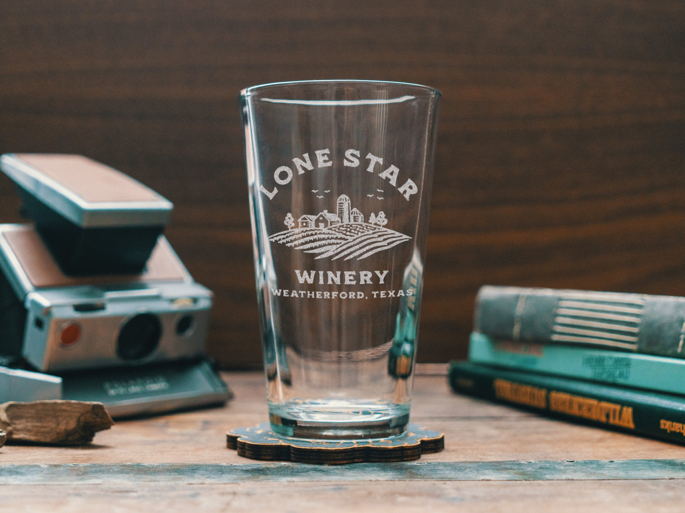 Custom Farm Glasses | Personalized glassware for beer, whiskey, wine and cocktails. Family Farm, Farmers Market, Farm Stand, Winery Gift