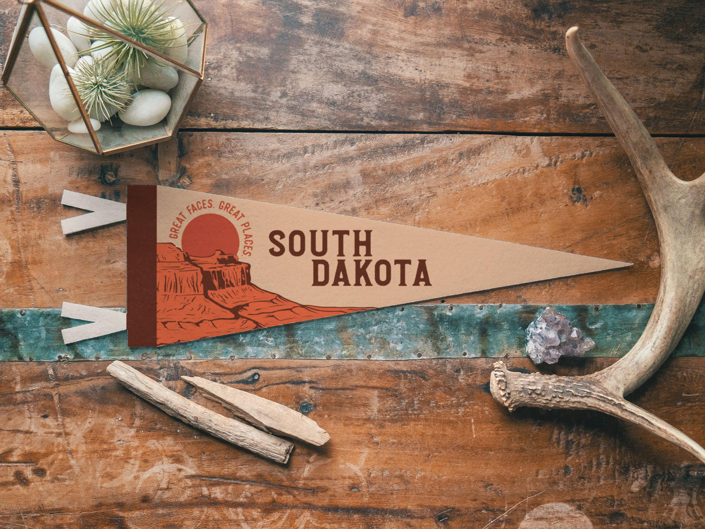 South Dakota Felt Pennant