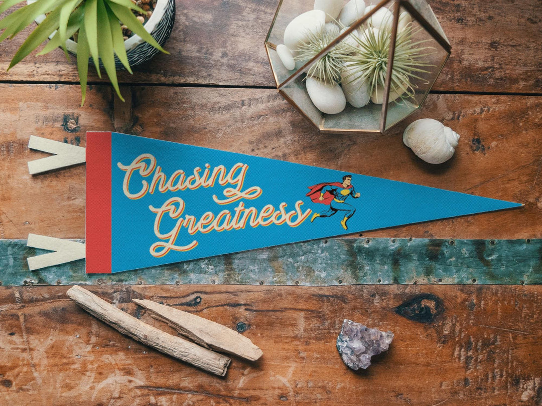 Chasing Greatness Felt Pennant