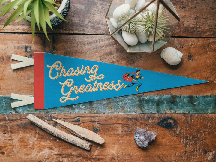 Chasing Greatness Felt Pennant