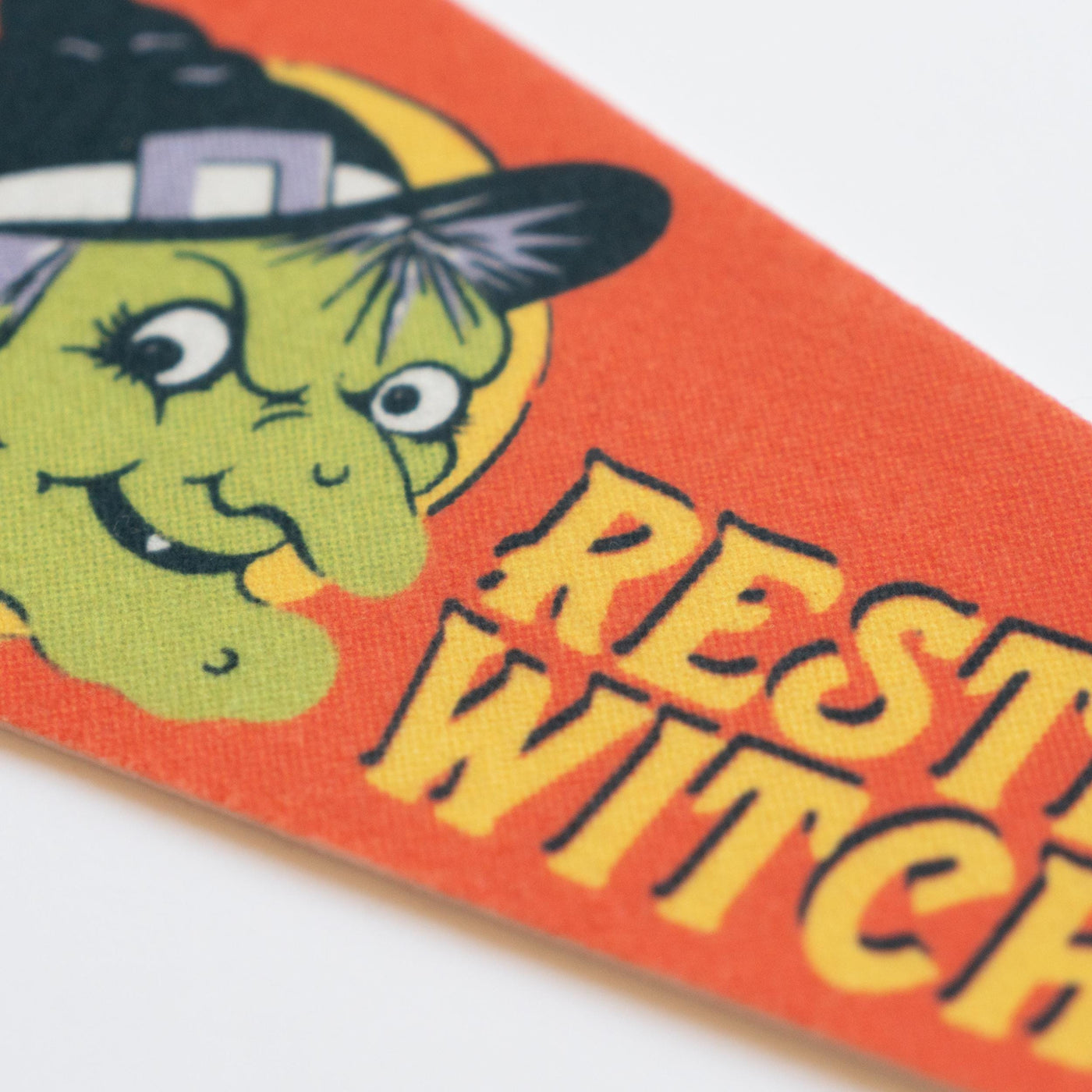 Resting Witch Face Felt Pennant Banner