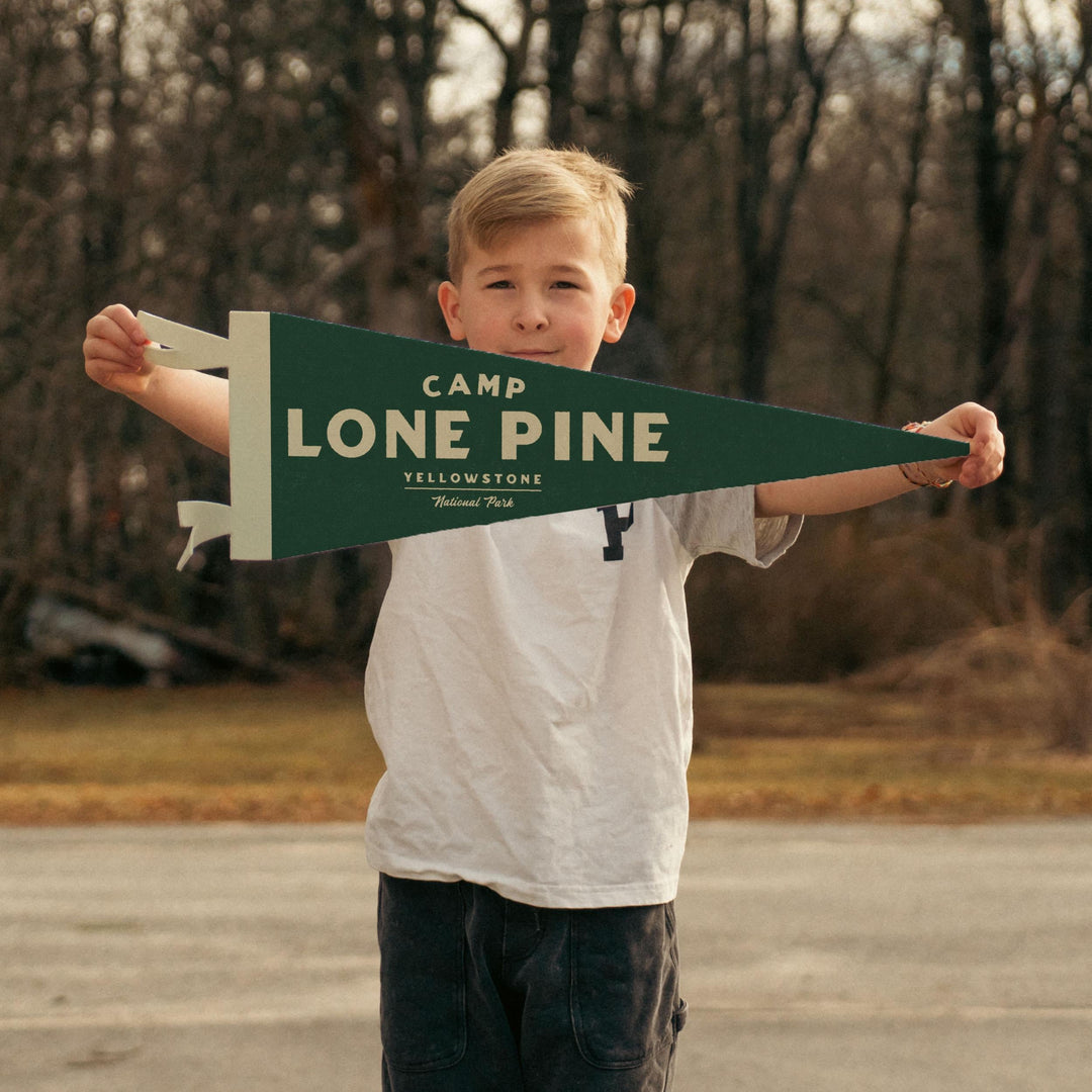 Custom Heritage Camp Name Sign Felt Pennant