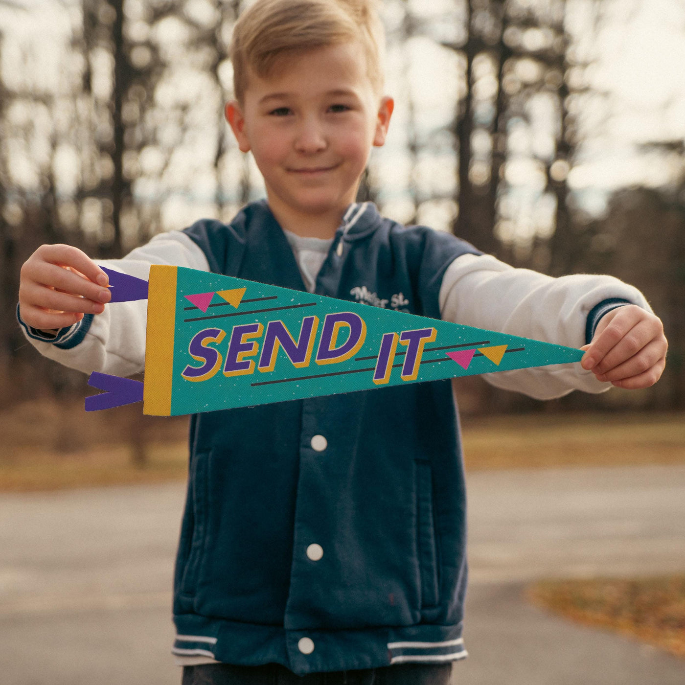 Send It Felt Pennant