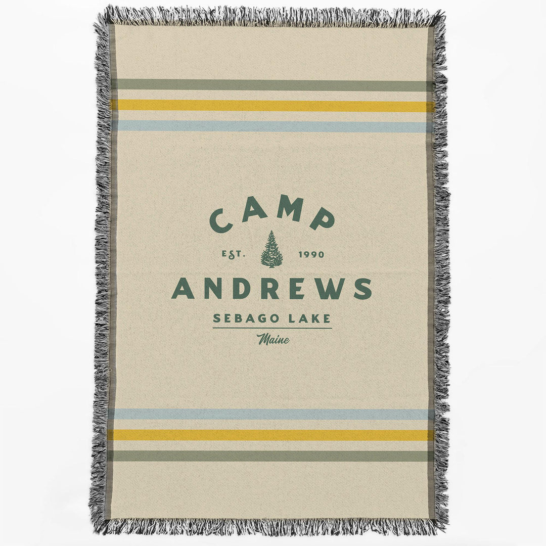 Custom Camp Name Blanket