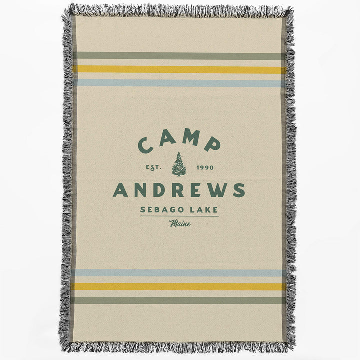 Custom Camp Name Blanket