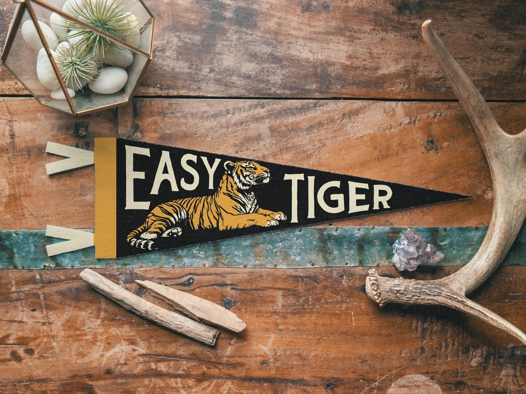 Easy Tiger Felt Pennant