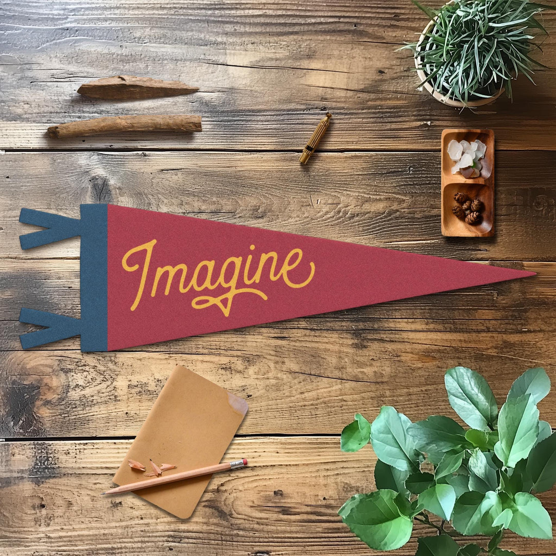 Imagine Felt Pennant