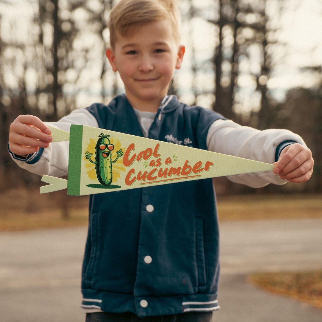 Cool As A Cucumber Felt Pennant
