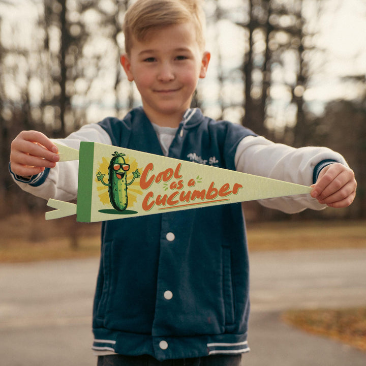 Cool As A Cucumber Felt Pennant