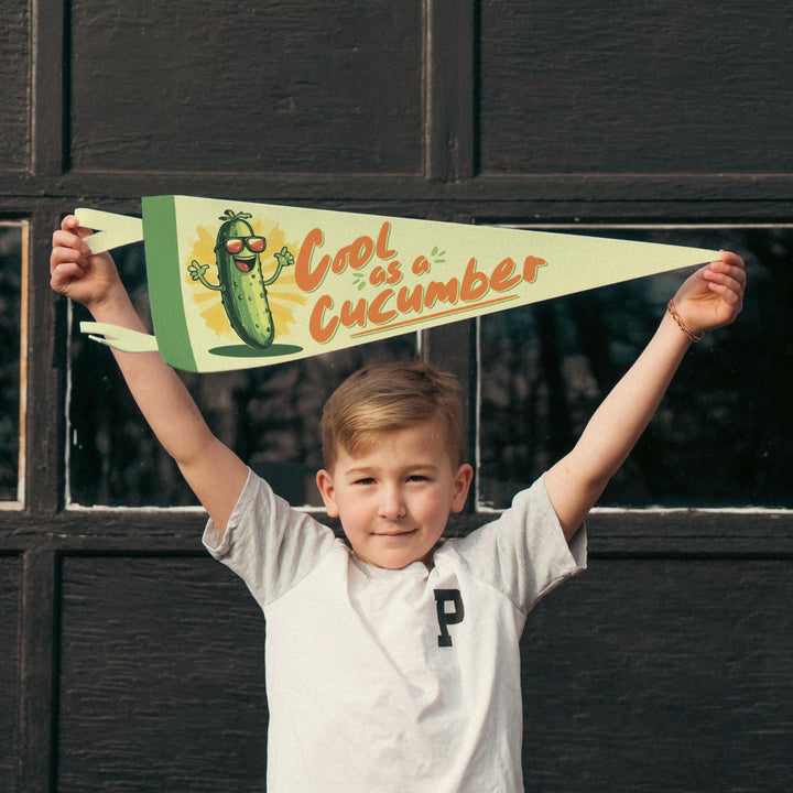 Cool As A Cucumber Felt Pennant