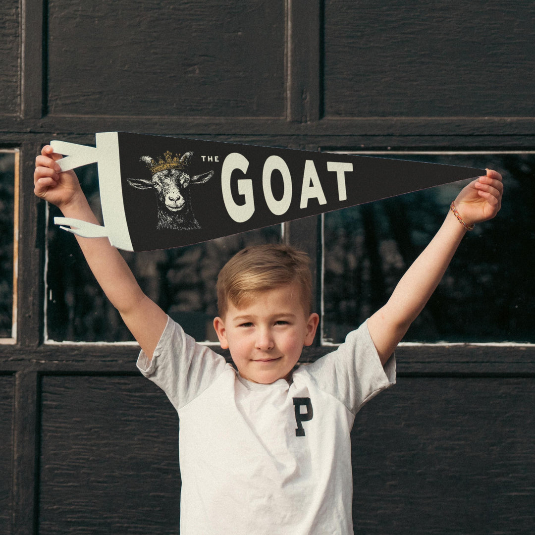 The G.O.A.T Greatest of All Time Felt Pennant