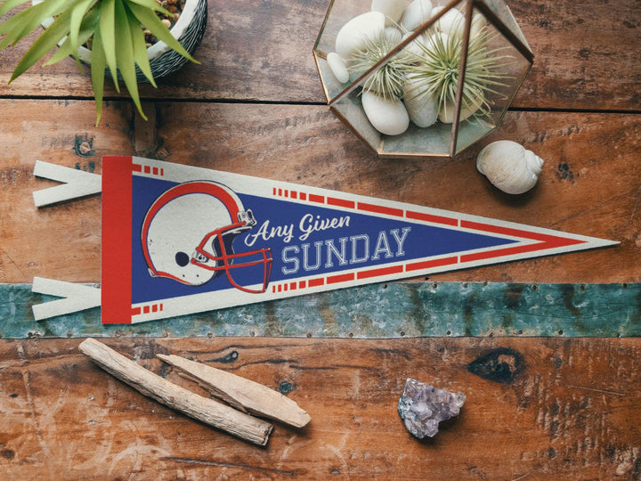 Any Given Sunday Felt Pennant