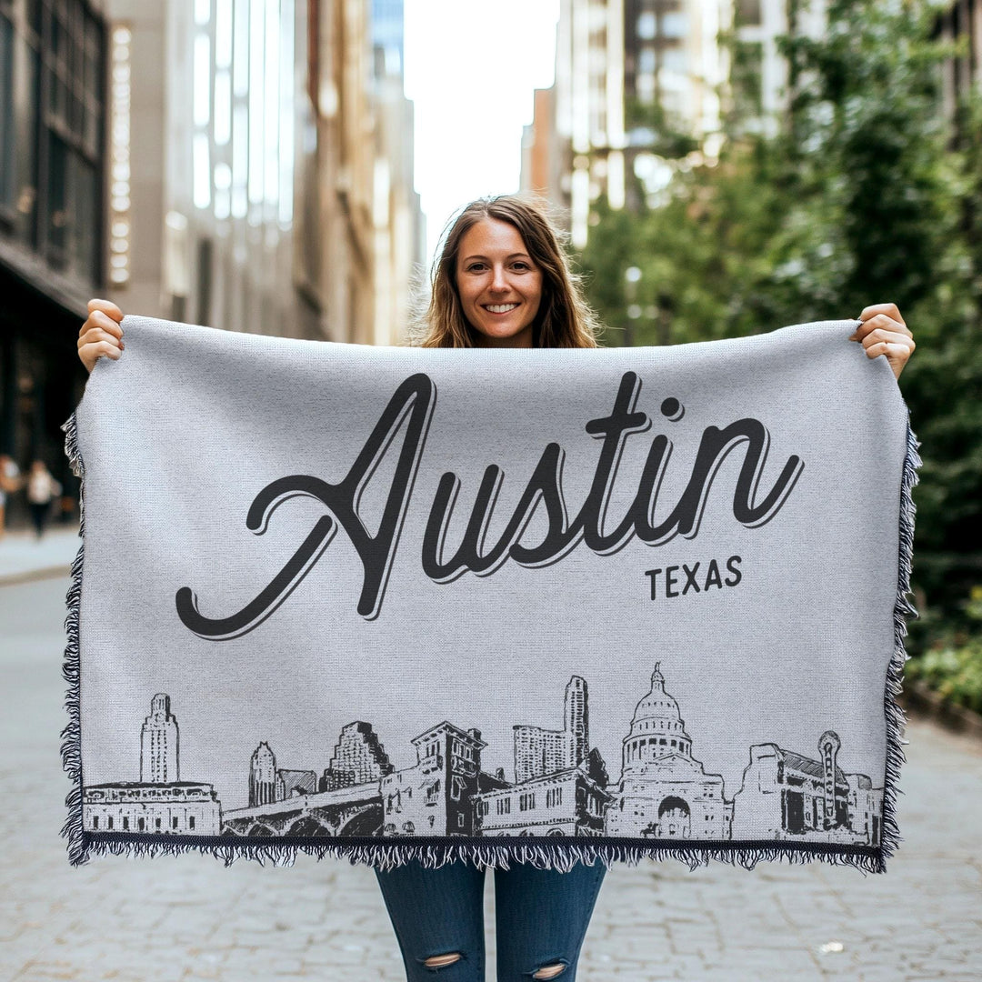 Austin Texas City Blanket