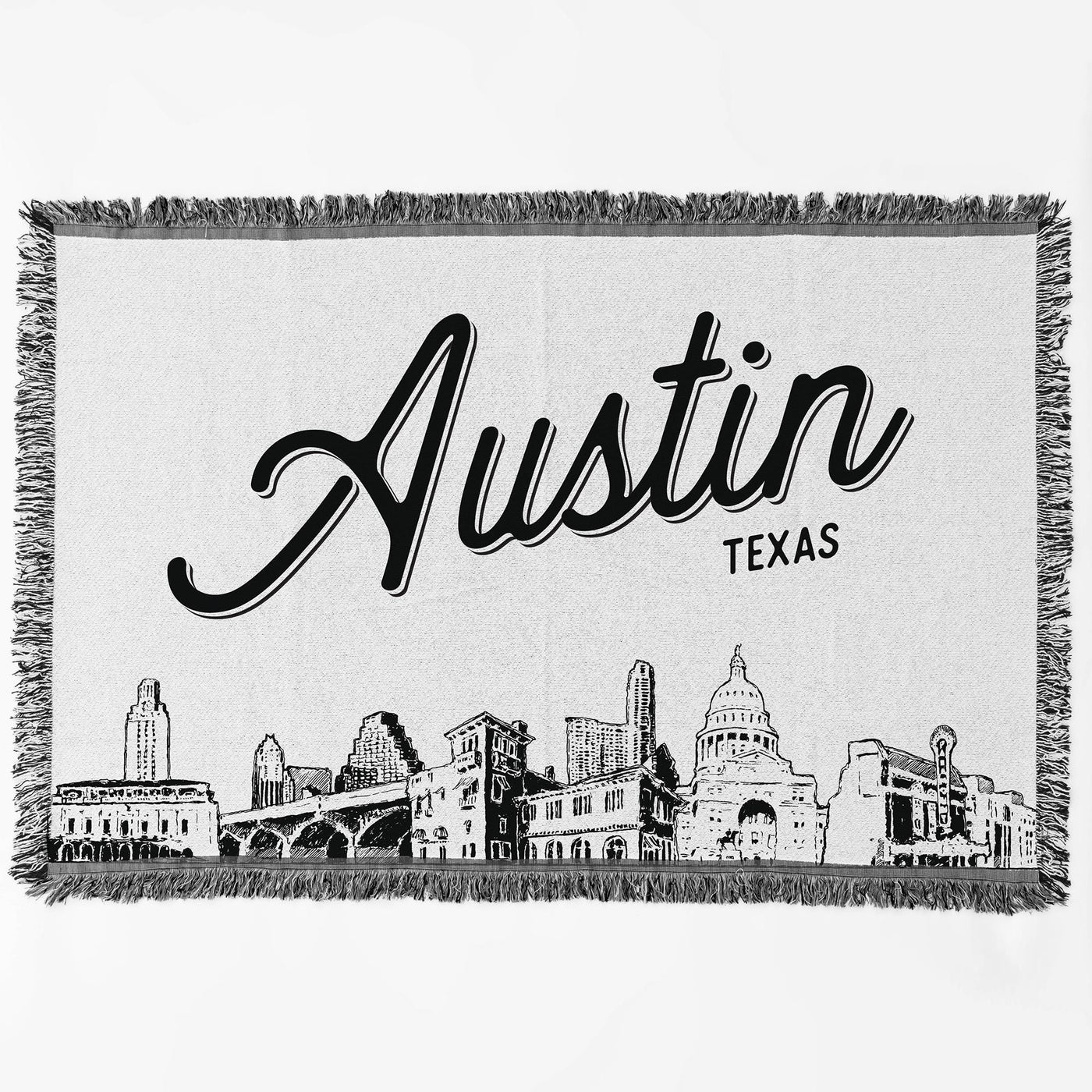 Austin Texas City Blanket