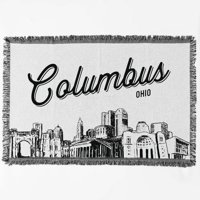 Columbus Ohio City Blanket