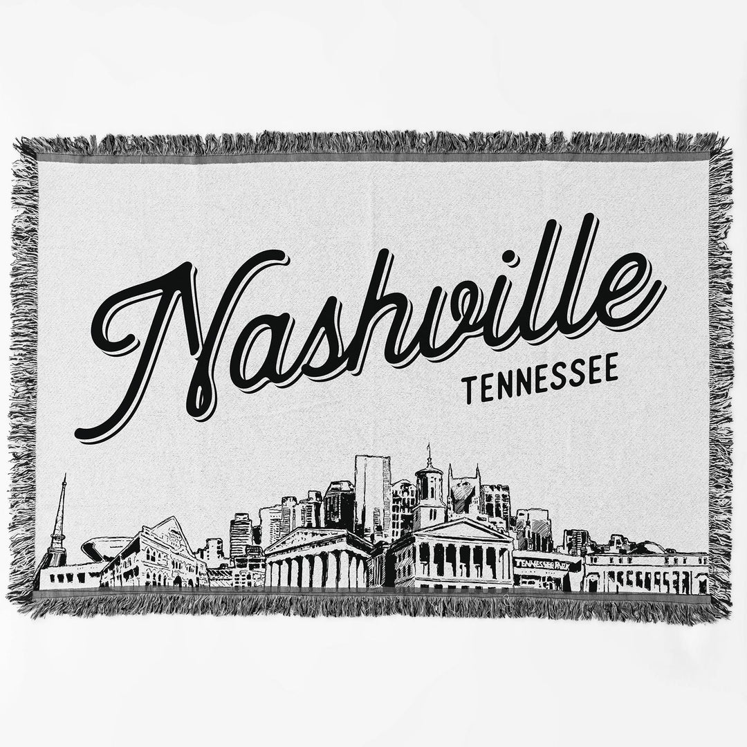 Nashville Tennessee City Blanket