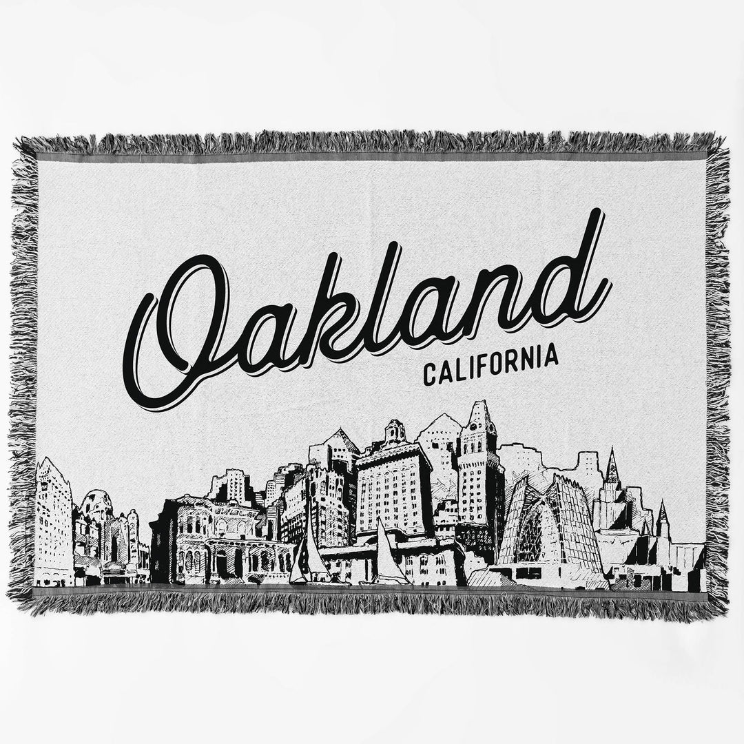 Oakland California City Blanket