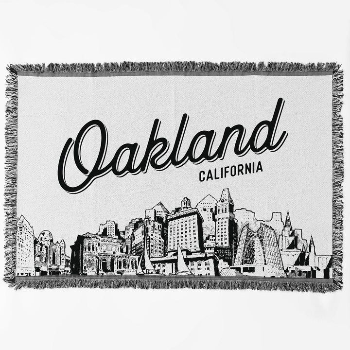 Oakland California City Blanket