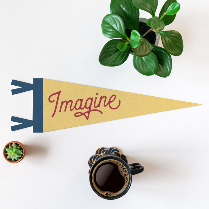 Imagine Felt Pennant