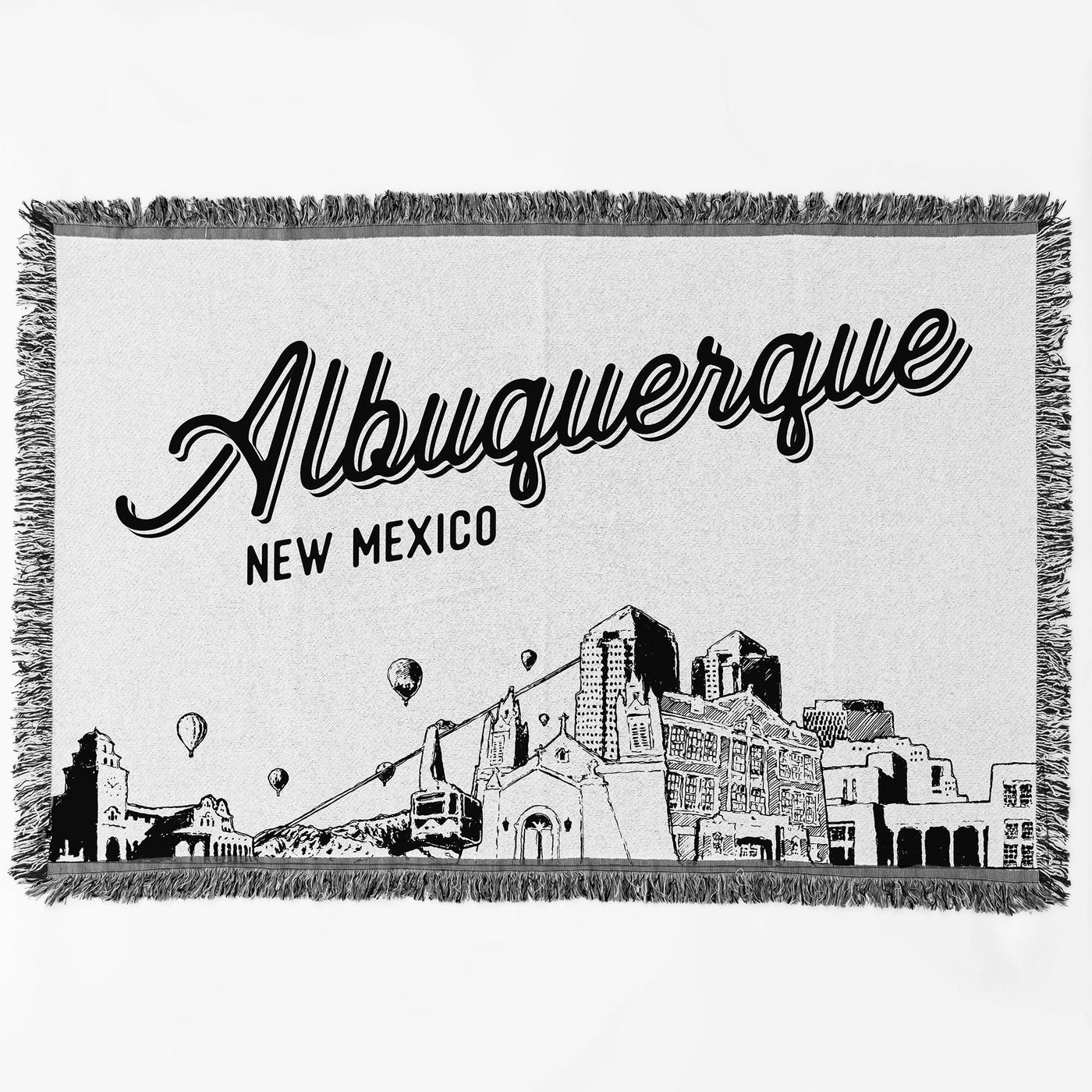 Albuquerque New Mexico City Blanket