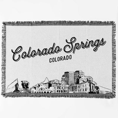 Colorado Springs Colorado City Blanket