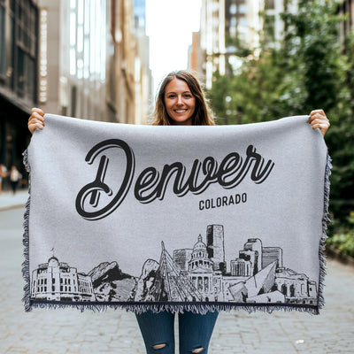 Denver Colorado City Blanket