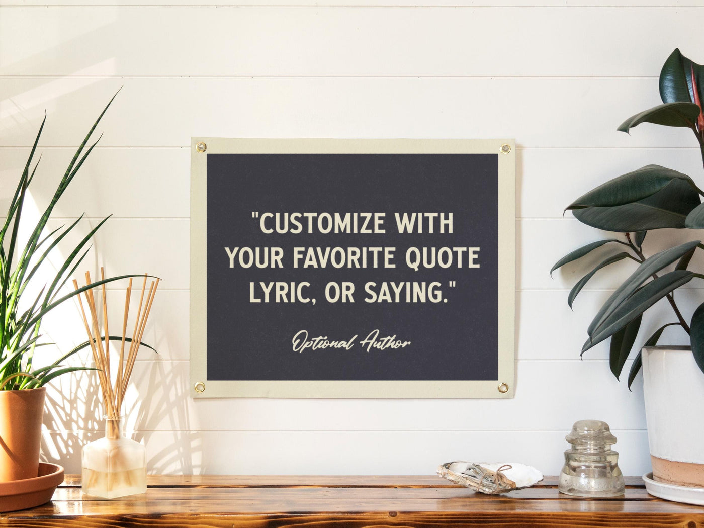 Custom Quote Felt Banner