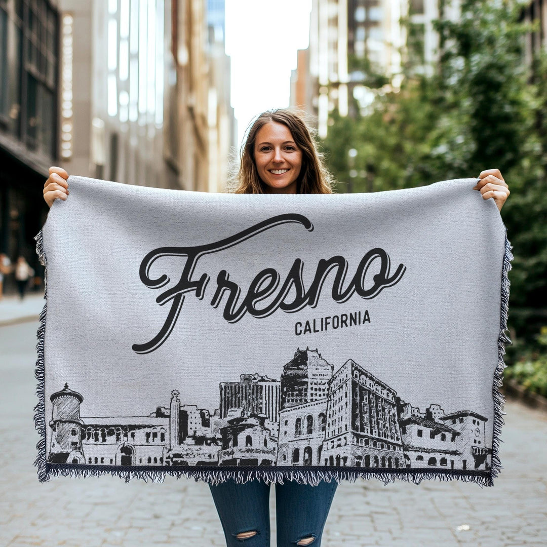 Fresno California City Blanket