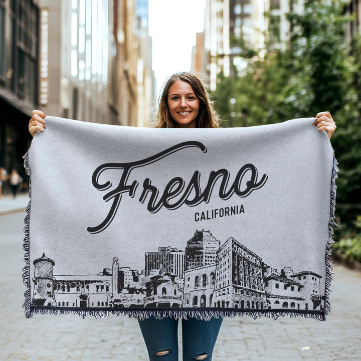 Fresno California City Blanket