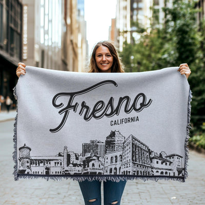 Fresno California City Blanket