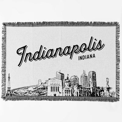 Indianapolis Indiana City Blanket