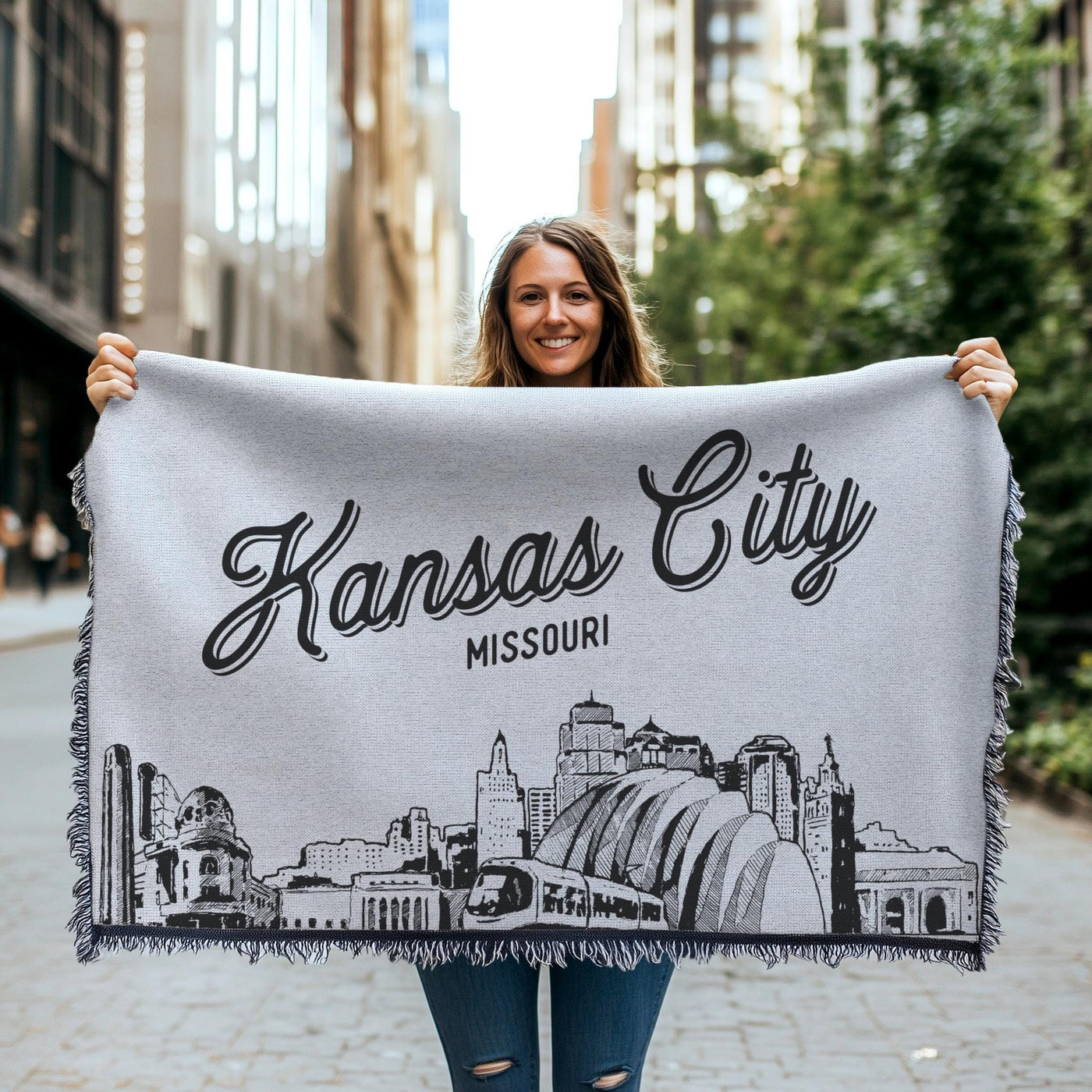 Kansas City Missouri City Blanket