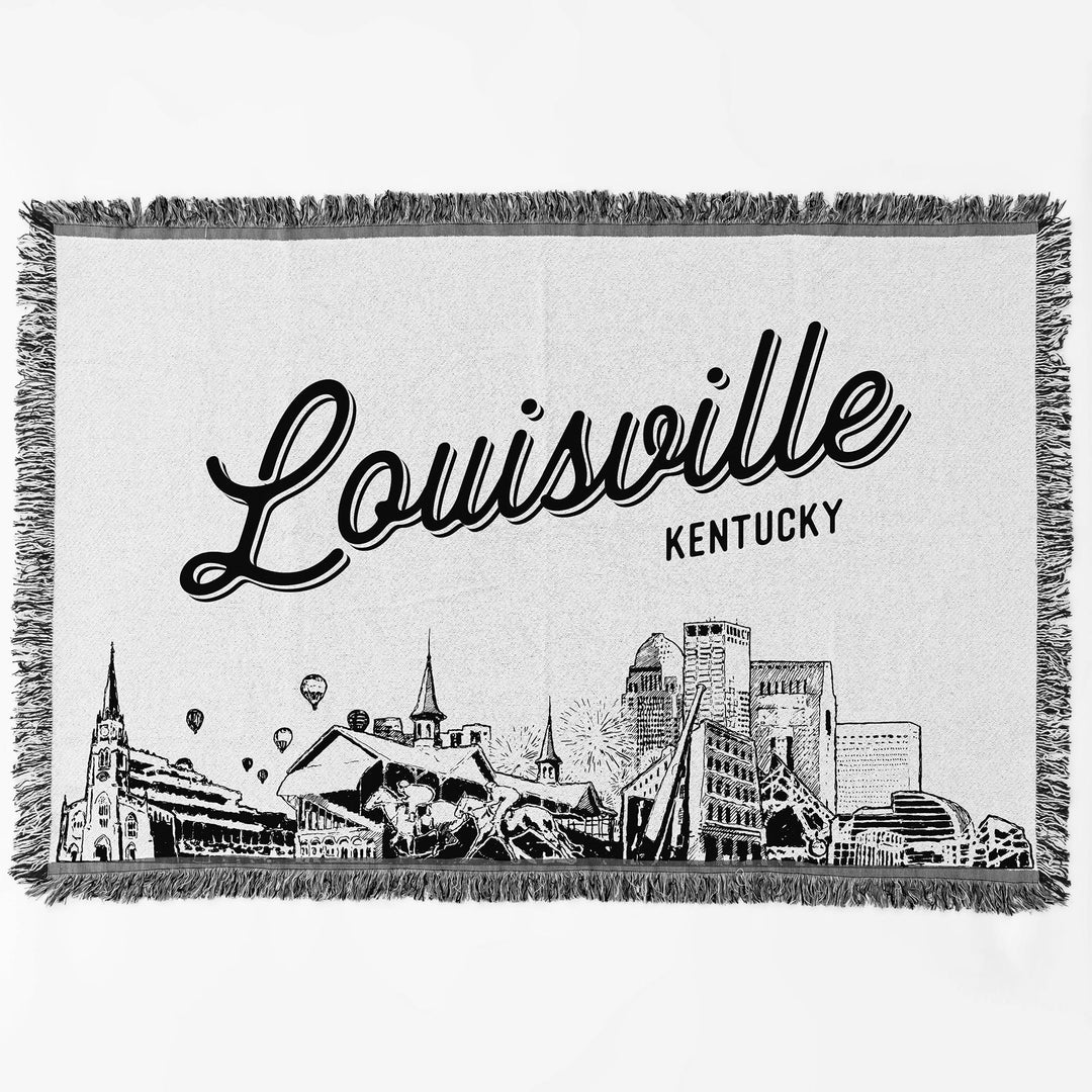 Louisville Kentucky City Blanket