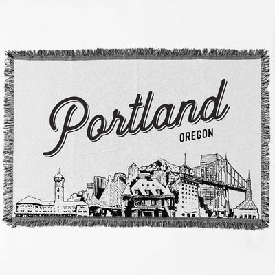 Portland Oregon City Blanket