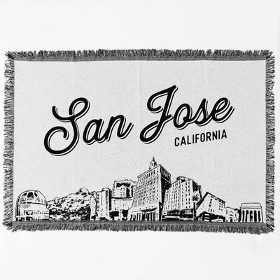 San Jose California City Blanket