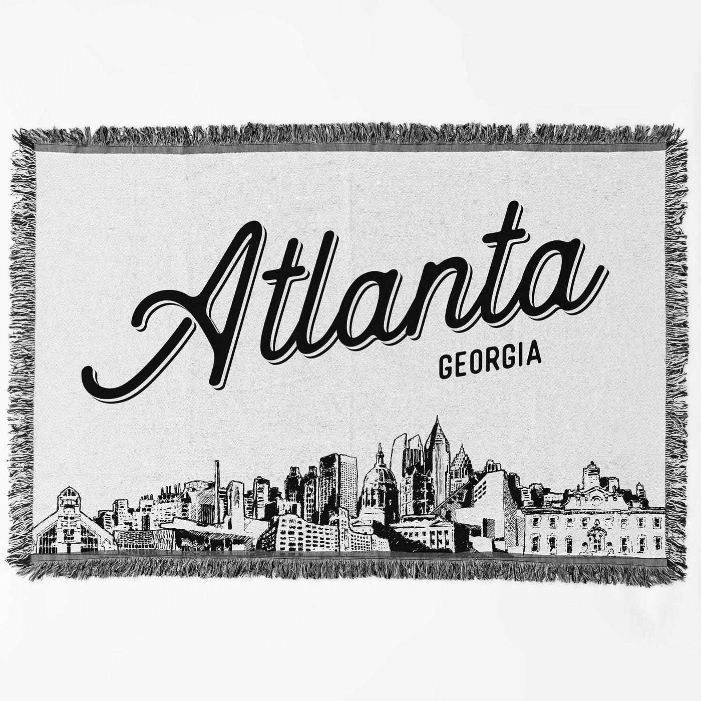 Atlanta Georgia City Blanket