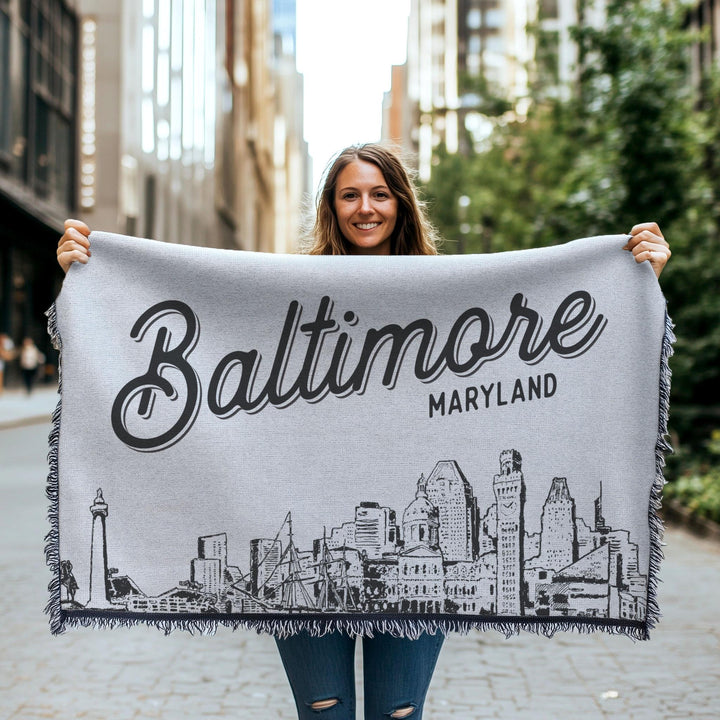 Baltimore Maryland City Blanket