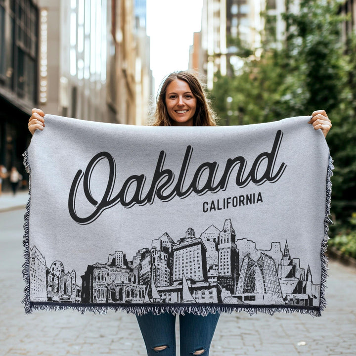 Oakland California City Blanket