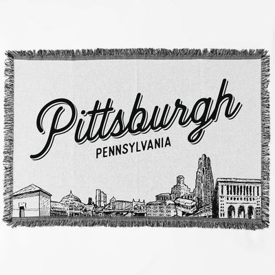 Pittsburgh Pennsylvania City Blanket