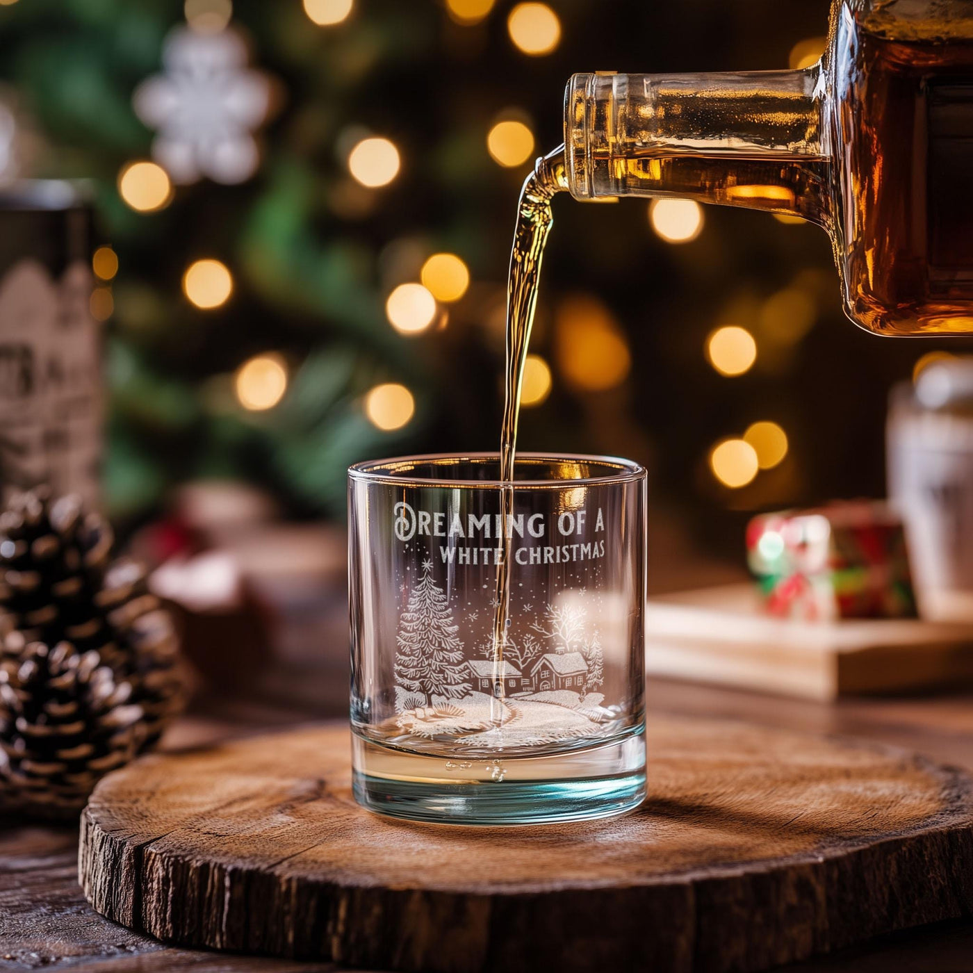 Custom Holiday Home Glasses