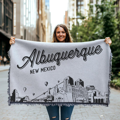 Albuquerque New Mexico City Blanket