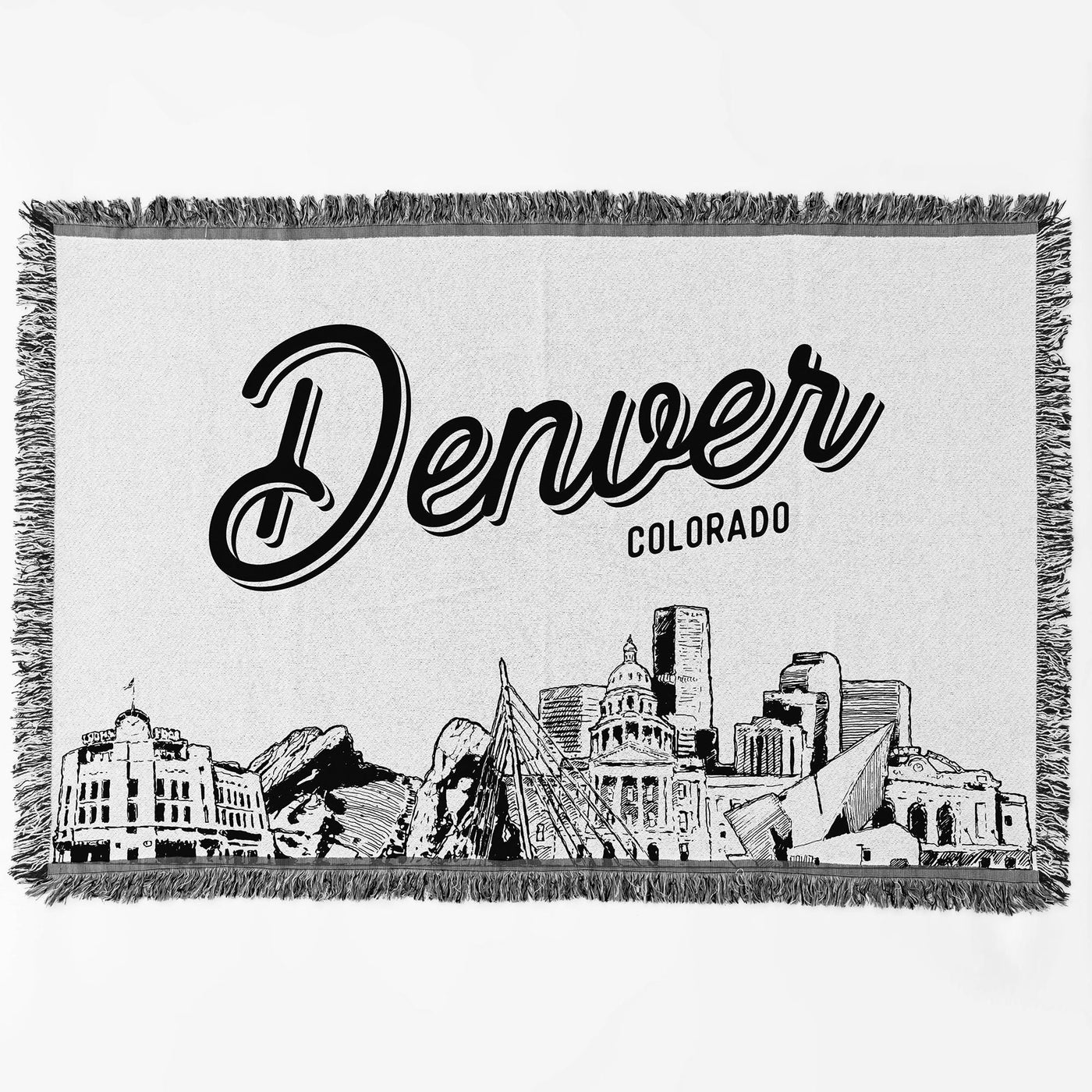 Denver Colorado City Blanket