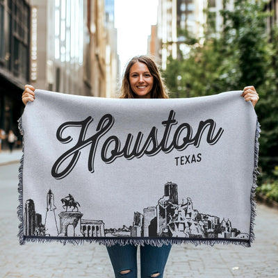 Houston Texas City Blanket