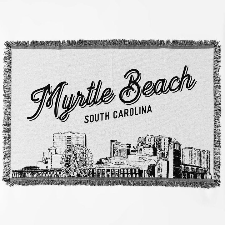 Myrtle Beach South Carolina City Blanket